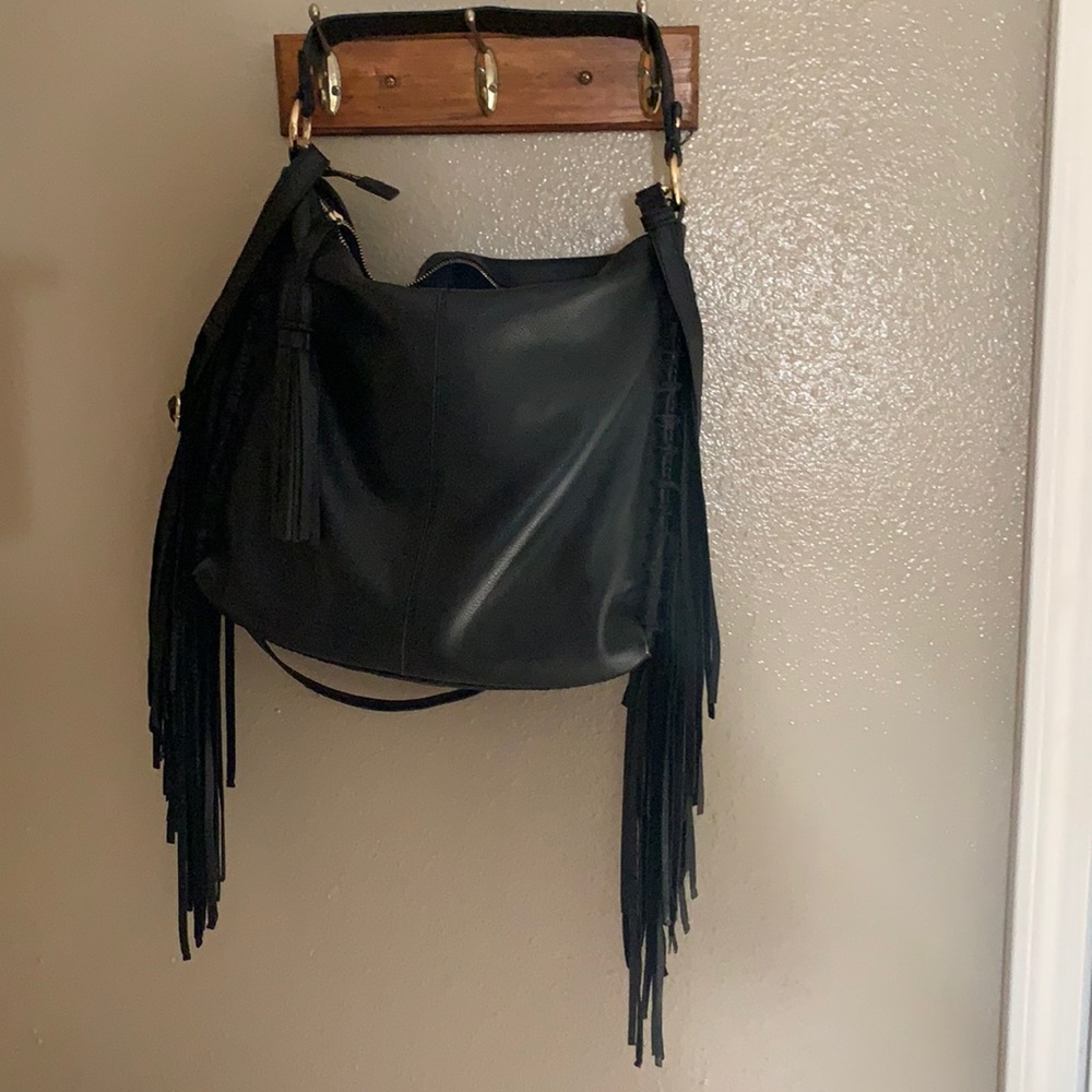 Custom fringe purse